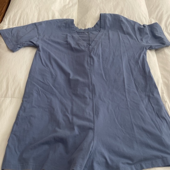 Blue/Gray Romper - Picture 3 of 6